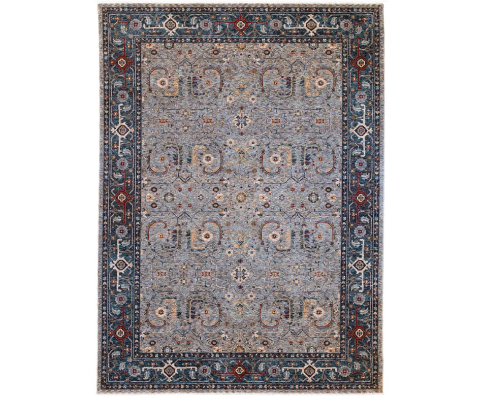 The Sovereign Rug in Blue Steel
